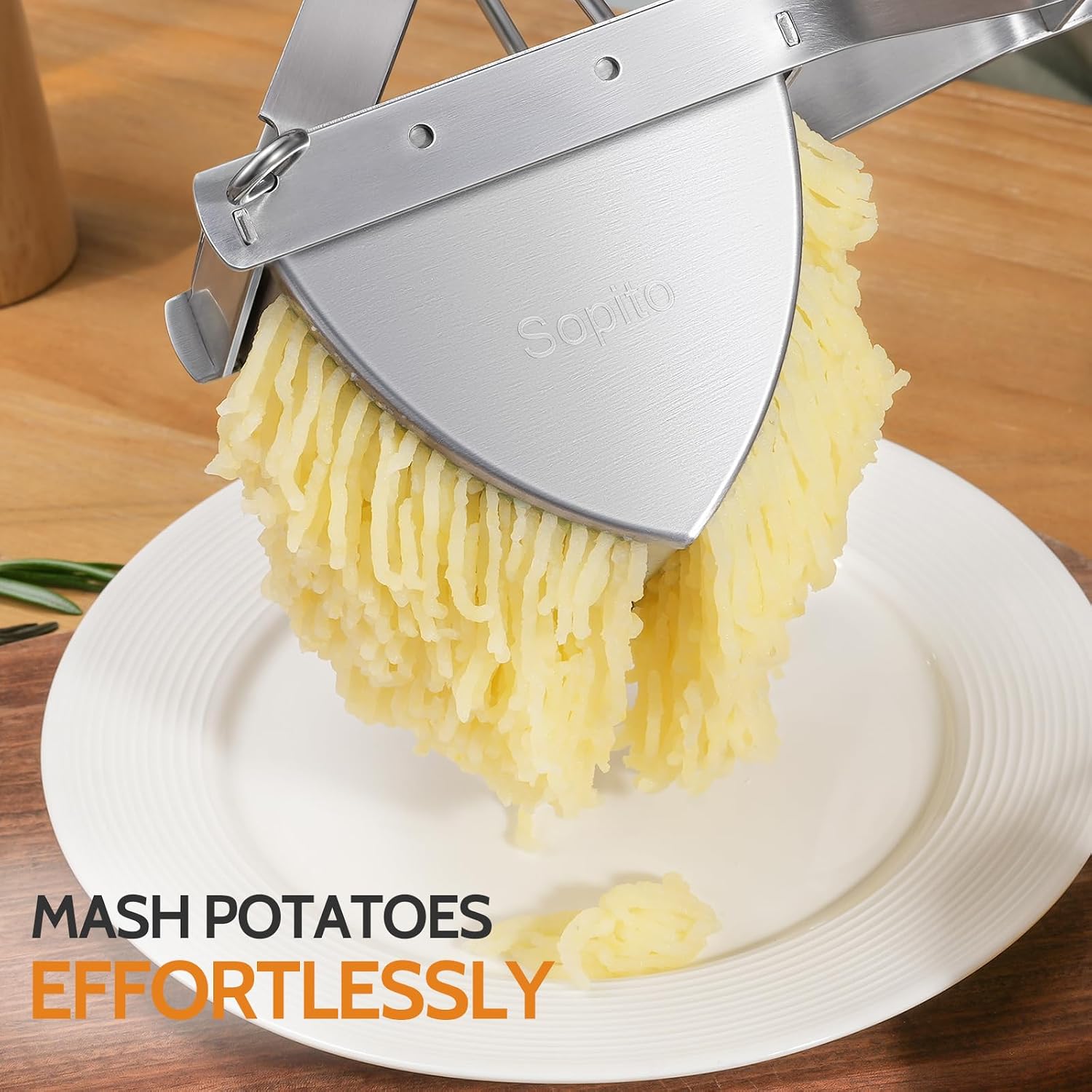 Thumbnail 1 de Sopito Potato Ricer Stainless Steel for Home and Commercial 🍽