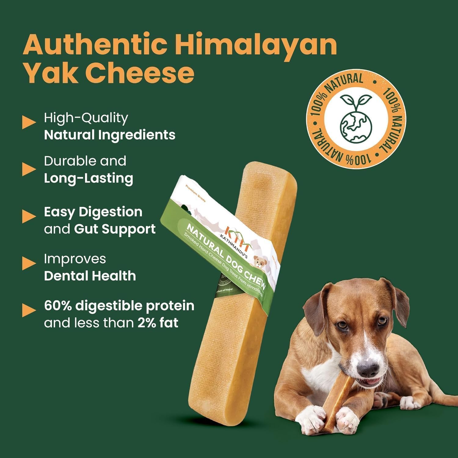 Detalle 2 de Yak cheese dog chews, Large/XL
