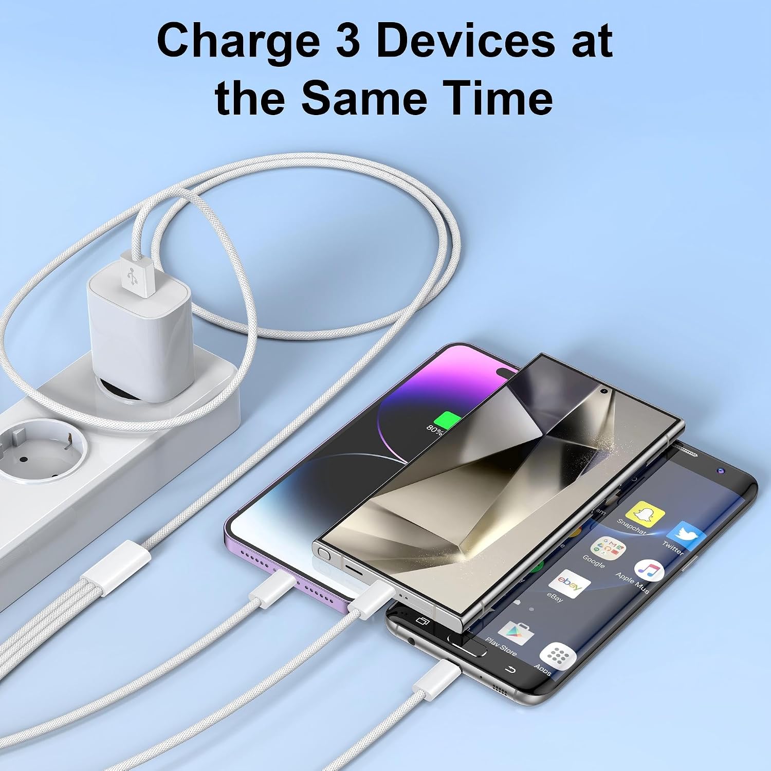 Detalle 2 de GIANAC Multi USB Kabel 1,2 m