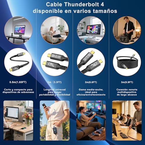 Thumbnail 5 de CAKOBLE Thunderbolt 4 16K 2m USB4 40Gbps ⚡