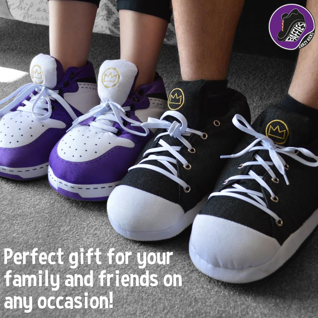 Thumbnail 5 de Baffies' Krazy Kicks Football Pro Jordan Slipper Trainers – novelty slip-on with memory foam