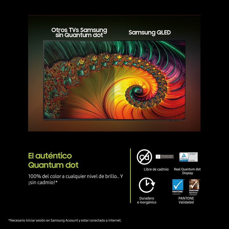 Detalle de Samsung QLED Q6F 65" 4K Smart TV con Vision AI y Gaming Hub