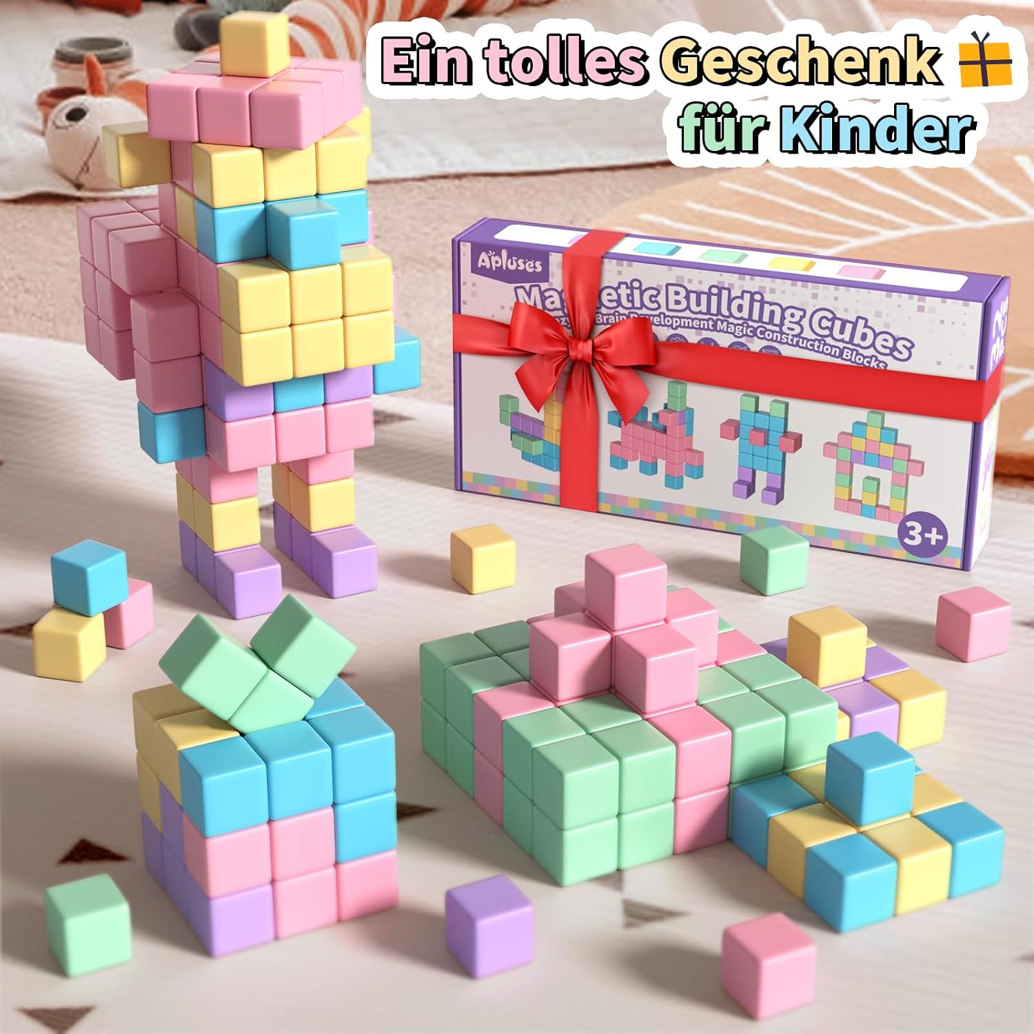 Thumbnail 5 de Apluses Magnetische Bausteine – Konstruktionsspielzeug ab 3 Jahre