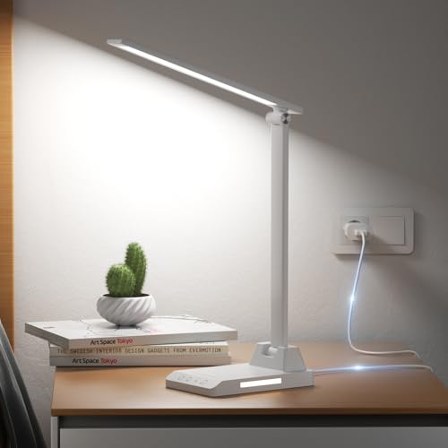 Detalle de Lámpara de Escritorio LED Ylatoial: flexo regulable con 5 modos y 10 niveles de brillo
