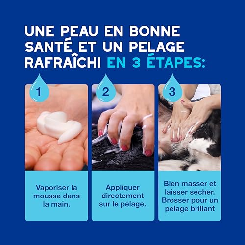 Detalle 2 de DOUXO Skin & Coat Spa Ultra-Safe Mousse sans rinçage pour Chiens – 150 ML