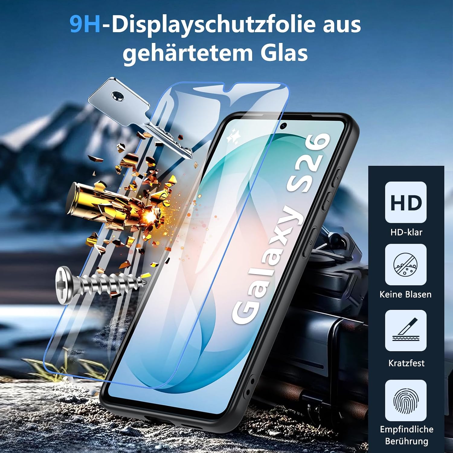 Thumbnail 4 de BESINPO Samsung Galaxy S26 Hülle mit Ständer