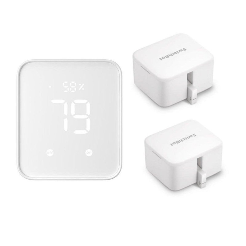 Detalle de SwitchBot Hub 2 con 2 actuadores Bot: ficha práctica para decidir si merece la pena