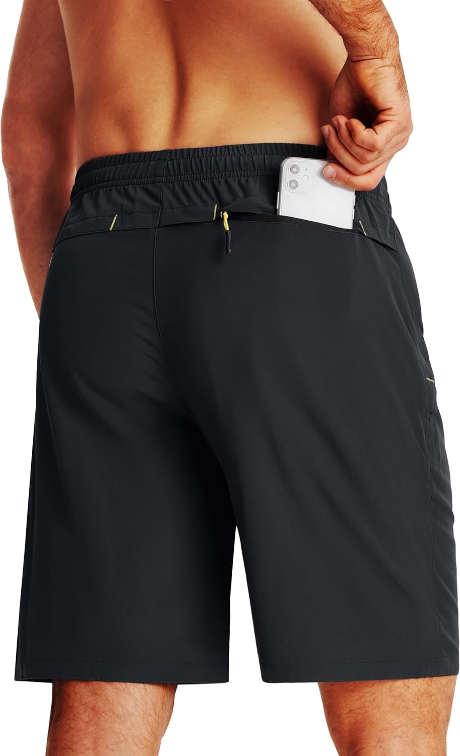 Thumbnail 1 de TACVASEN Men’s Quick-Drying Training Shorts with Zip Pockets