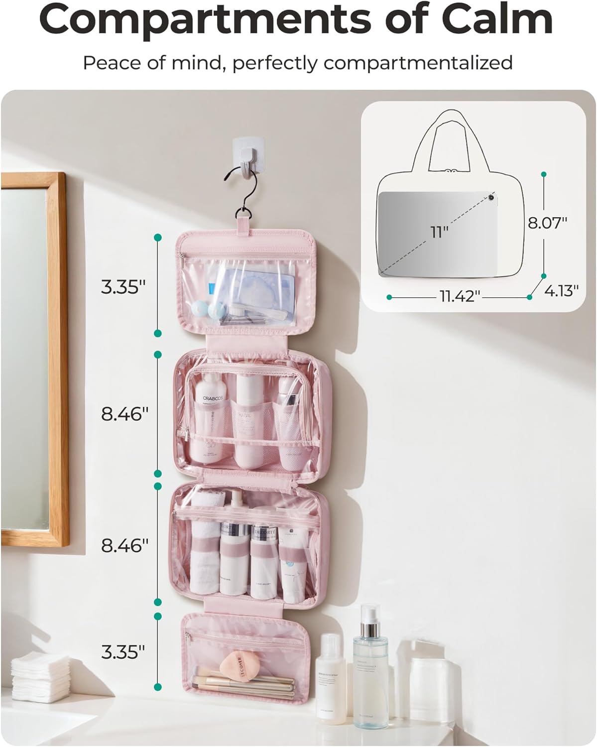 Detalle 2 de BAGSMART Travel Toiletry Bag 11.42