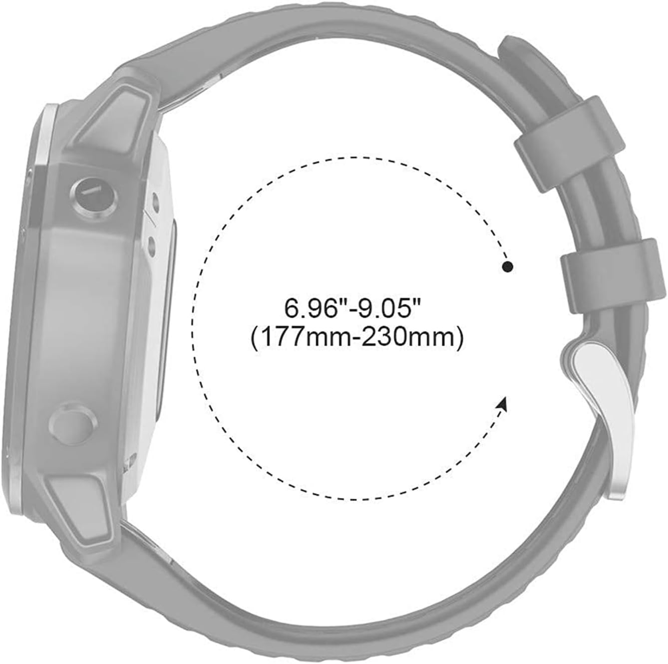 Thumbnail 6 de NotoCity cinturino in silicone Quick-Fit da 22mm per Garmin Fenix 6/Fenix 5 e Forerunner 935/945