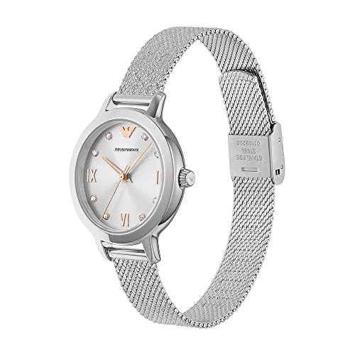 Detalle 1 de Emporio Armani AR80065SET: reloj de pulsera para mujer