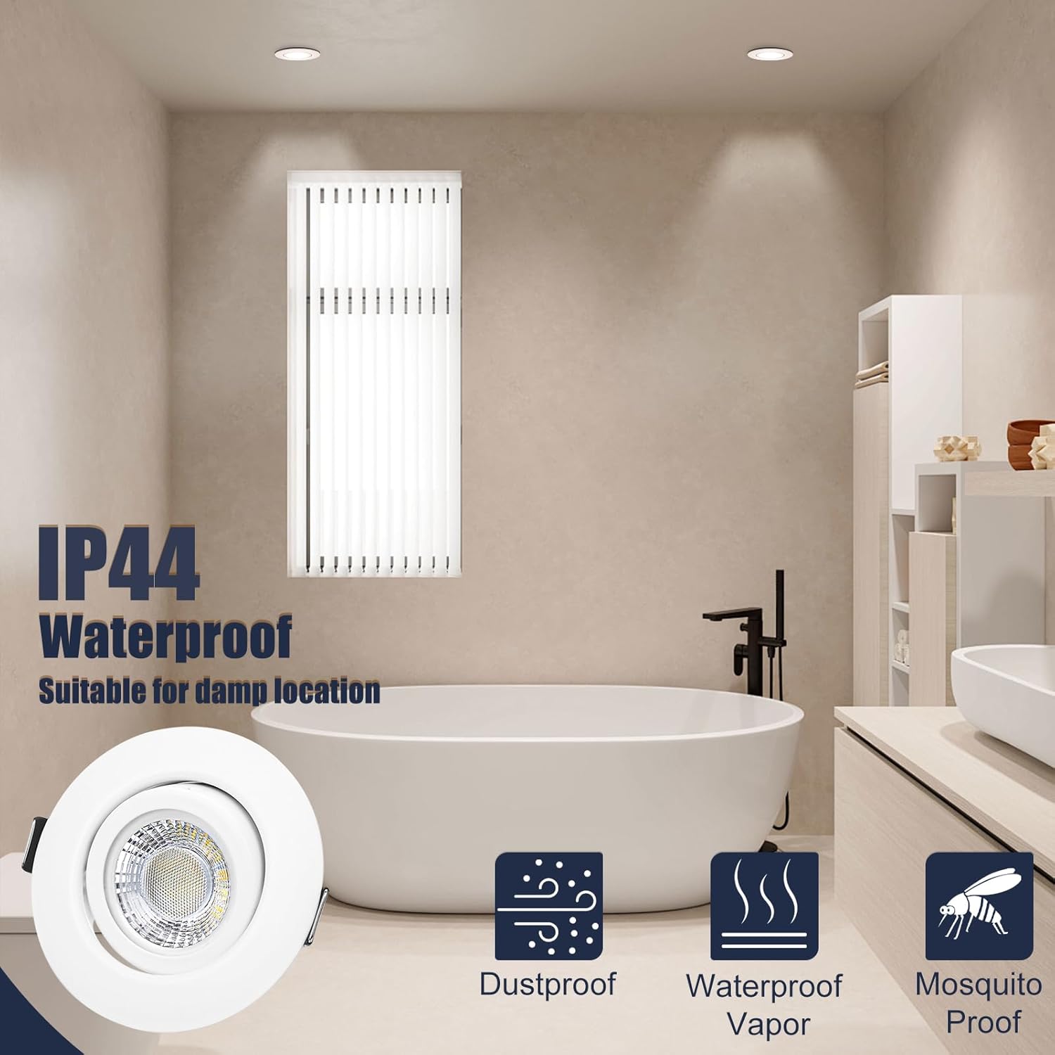 Thumbnail 4 de LED Einbaustrahler 230V Dimmbare 12er Set