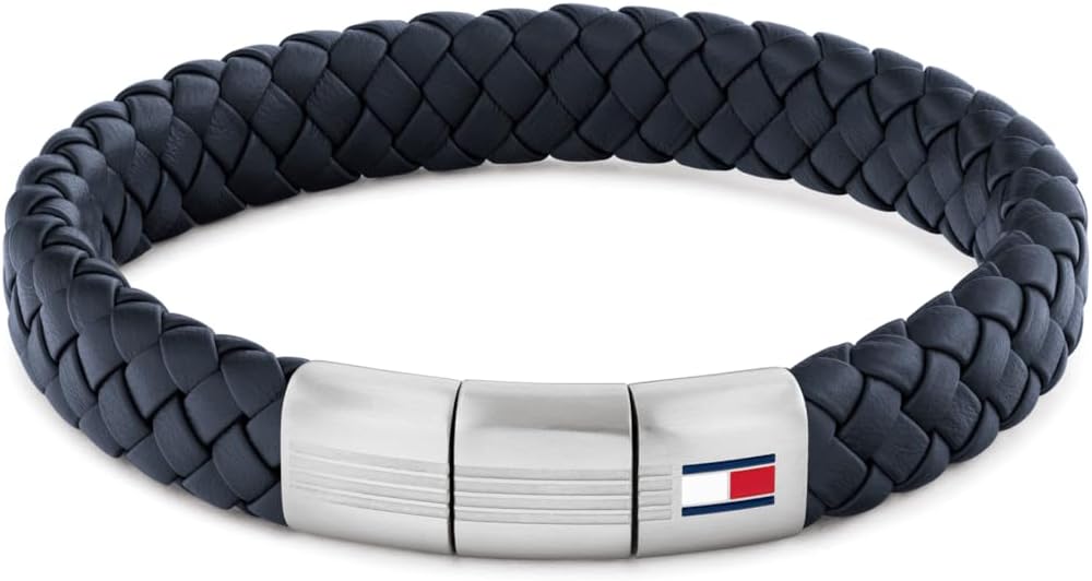 Thumbnail 4 de Tommy Hilfiger Lederarmband für Herren – Geflochtenes Braun, Schwarz oder Blau mit Magnetverschluss