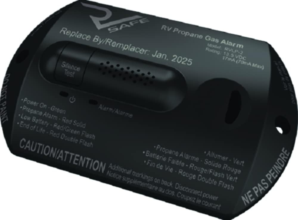 Thumbnail 1 de RV Safe RVLP-2B 2-Wire Propane Gas Alarm (Black)