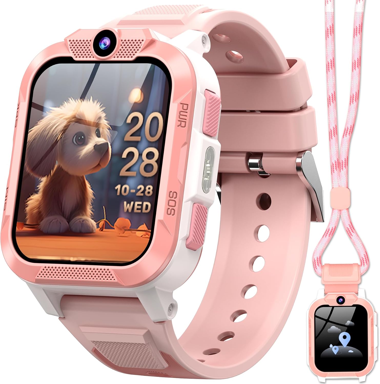 Detalle de IOWODO Smartwatch Bambini 4G con videochiamata e GPS: sicurezza e ritmo di vita per i più piccoli