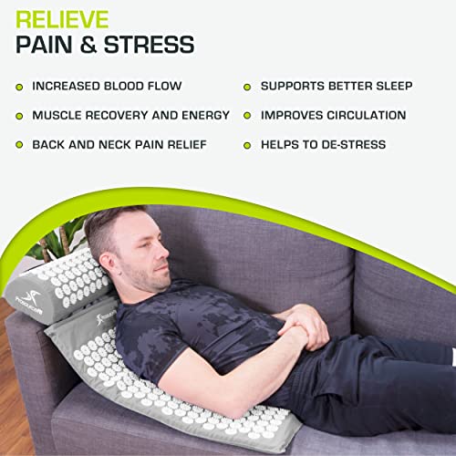 Thumbnail 3 de ProsourceFit Acupressure Mat and Pillow Set for Pain Relief