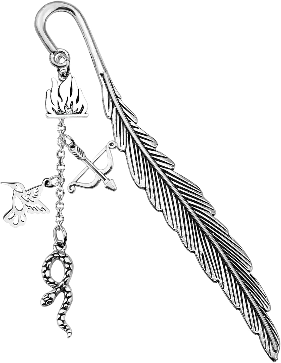 Detalle de KUIYAI Literay Bookmark: A Robust Stainless Steel Book Lover’s Bookmark