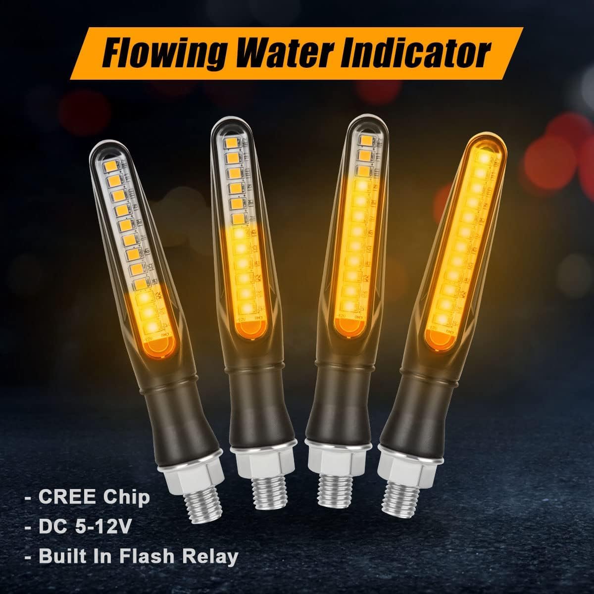 Thumbnail 2 de URAQT 4pcs Motorcycle Indicators