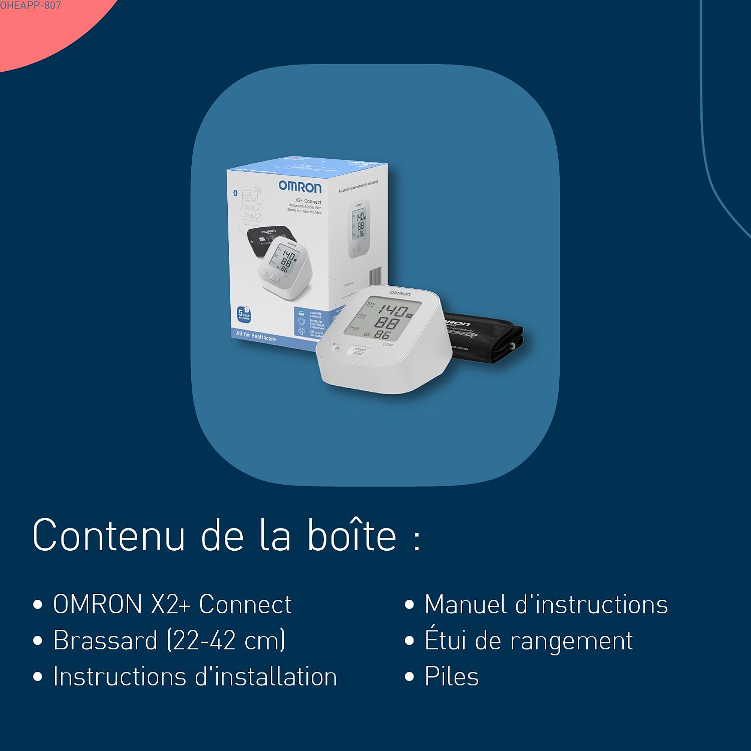 Thumbnail 6 de OMRON X2+ Connect tensiomètre bras 30