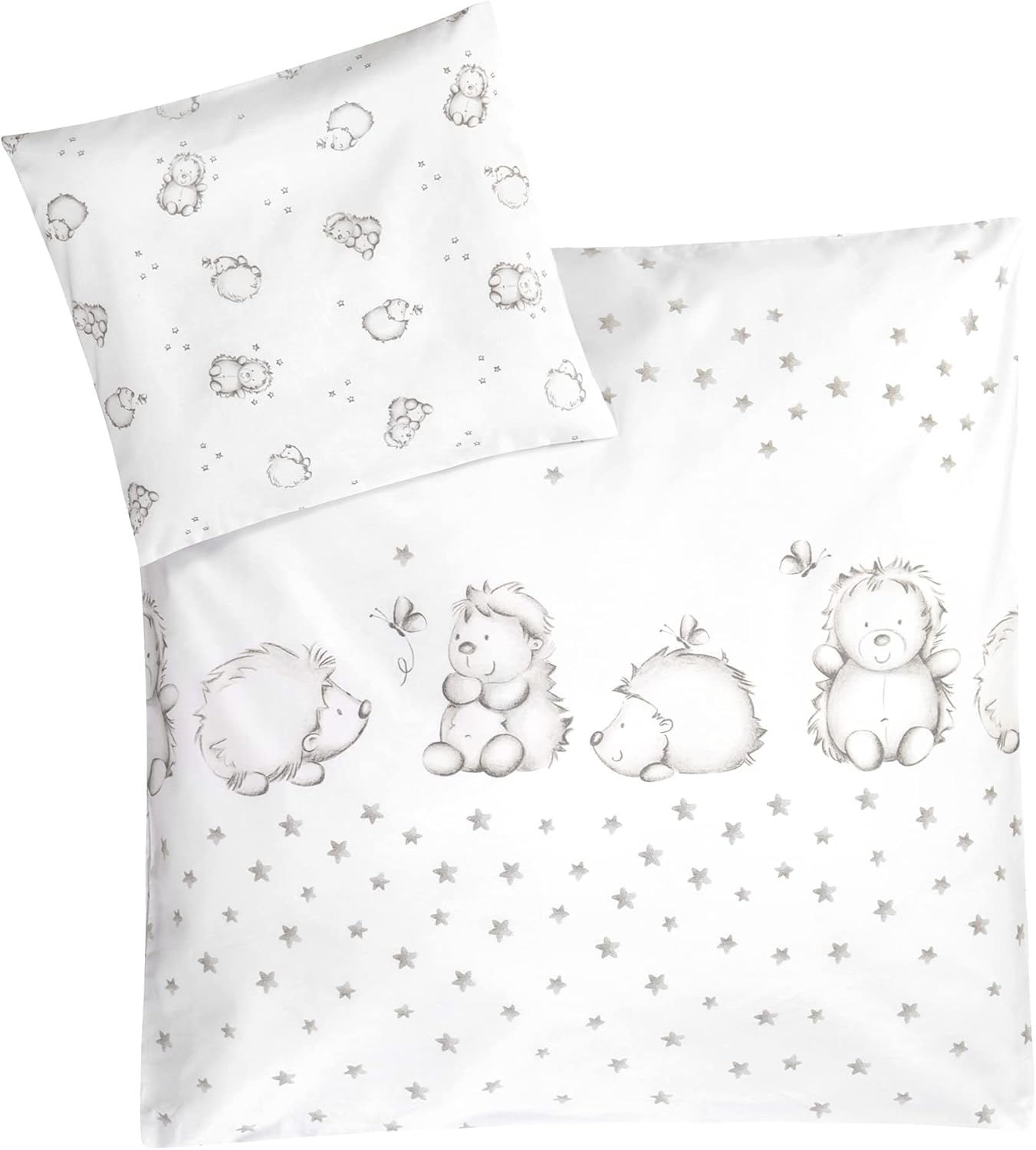 Thumbnail 5 de Julius Zöllner Kinderbettwäsche aus 100% Baumwolle (Standard 100 by OEKO-TEX), Woodlife – 100x135 + 40x60 cm