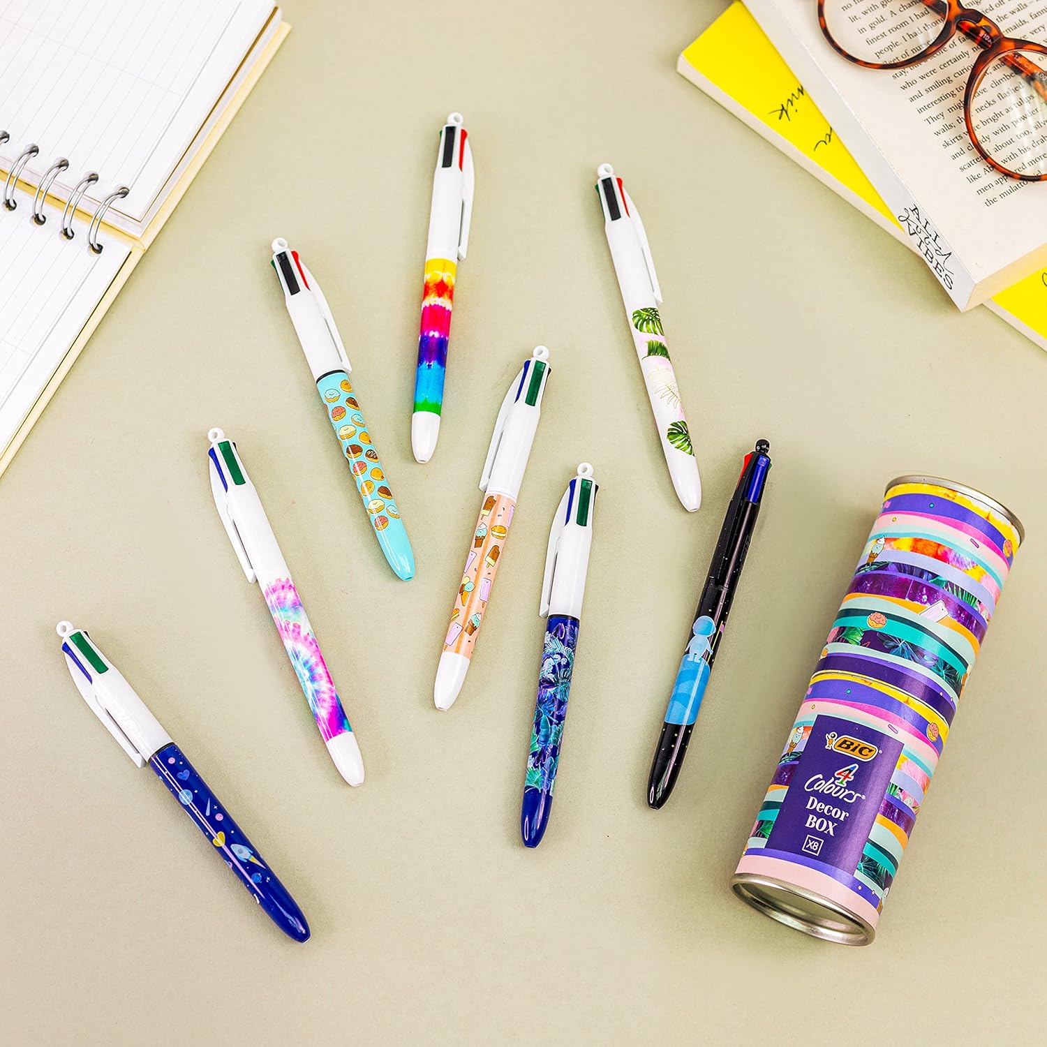 Thumbnail 4 de BIC 4 Colours Message Box Retractable Pens