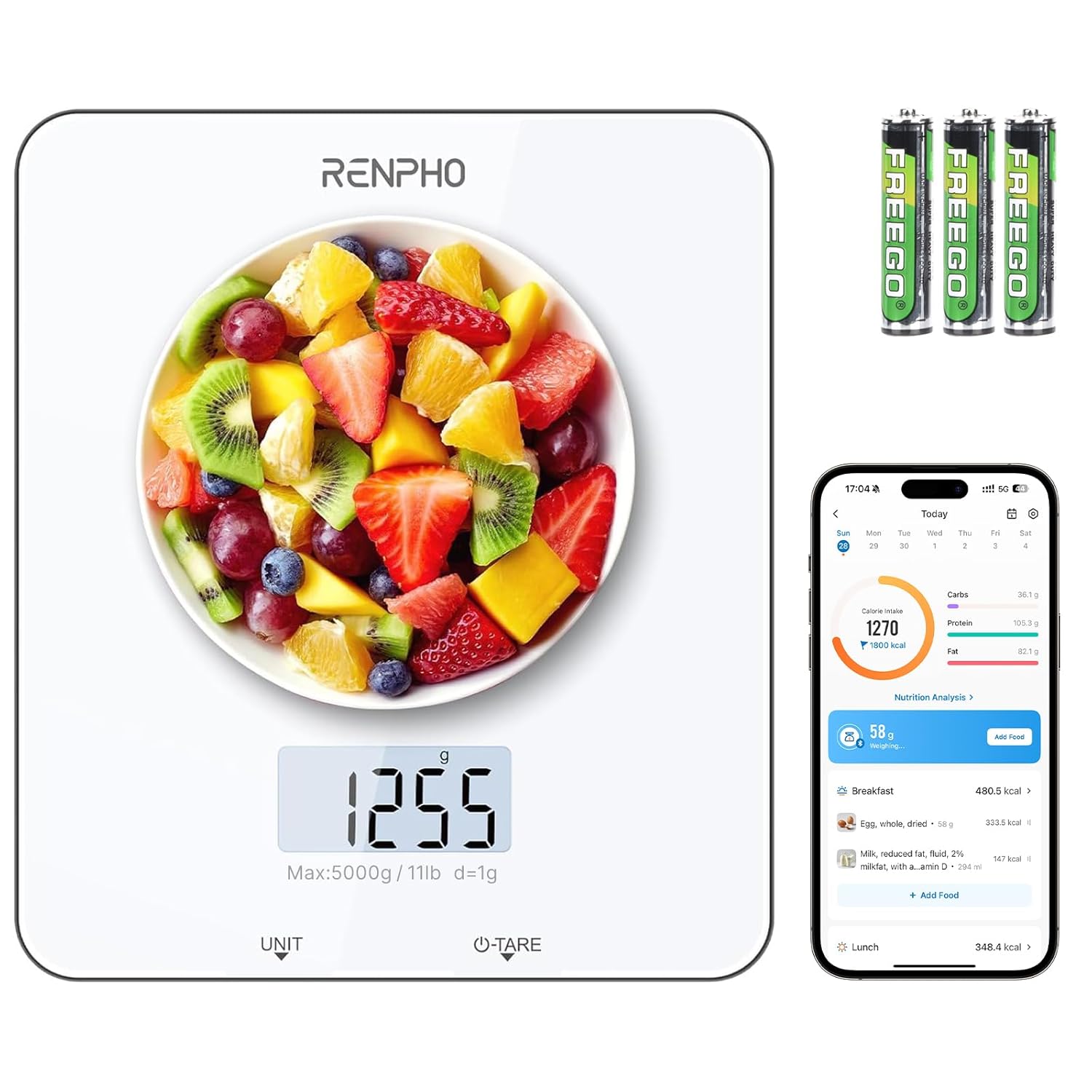 Thumbnail 6 de RENPHO Elis 1 smart body scales 13 metrics