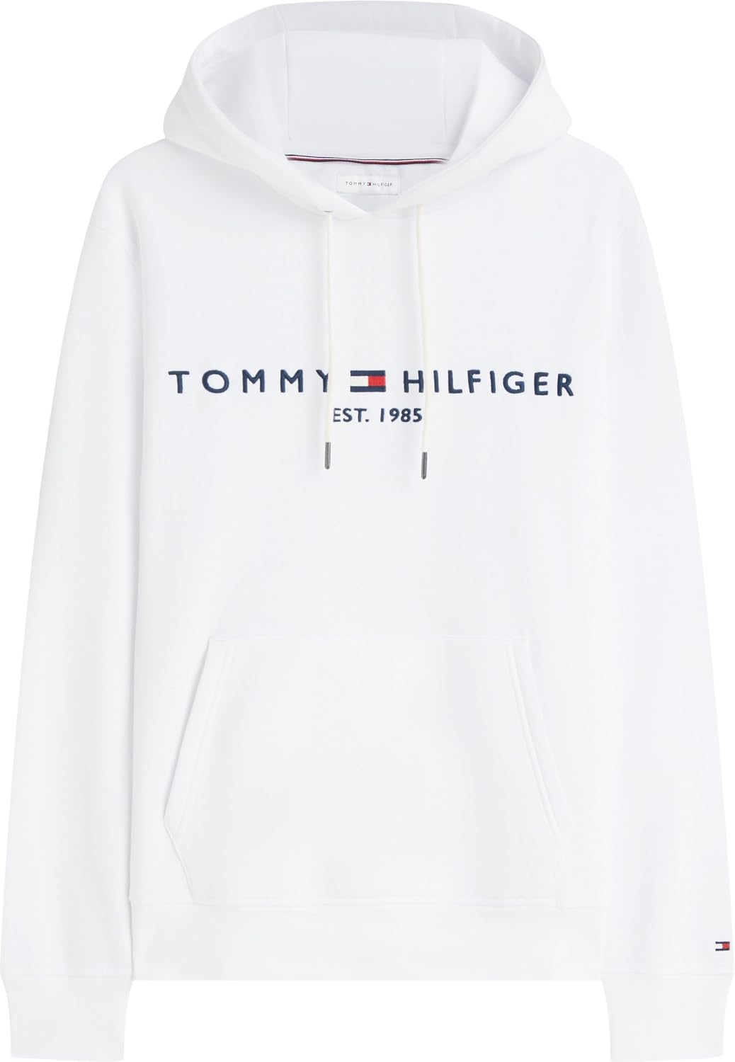 Detalle de Tommy Hilfiger Men’s Tommy Logo Hoodie with drawstring hood