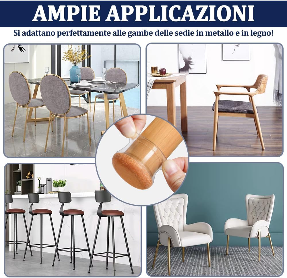 Thumbnail 5 de Gommini per Sedie Rotondi 16 pezzi