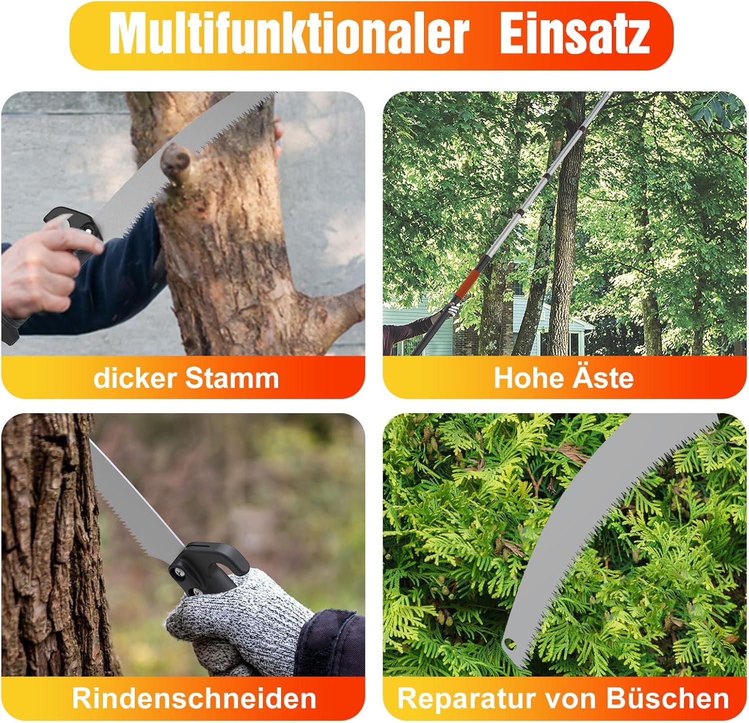 Detalle 2 de LAANPOLE Astsäge Teleskop 6 m 🌳