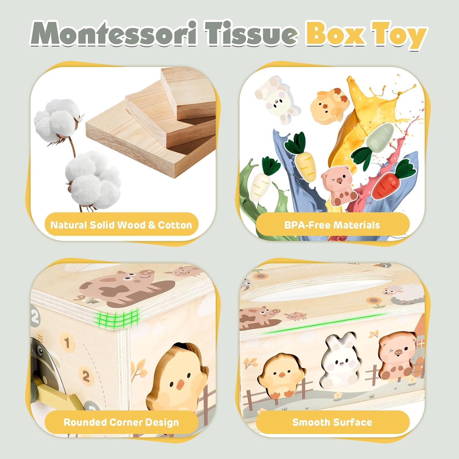 Detalle 2 de Vanplay Montessori Spielzeug 12 Monate