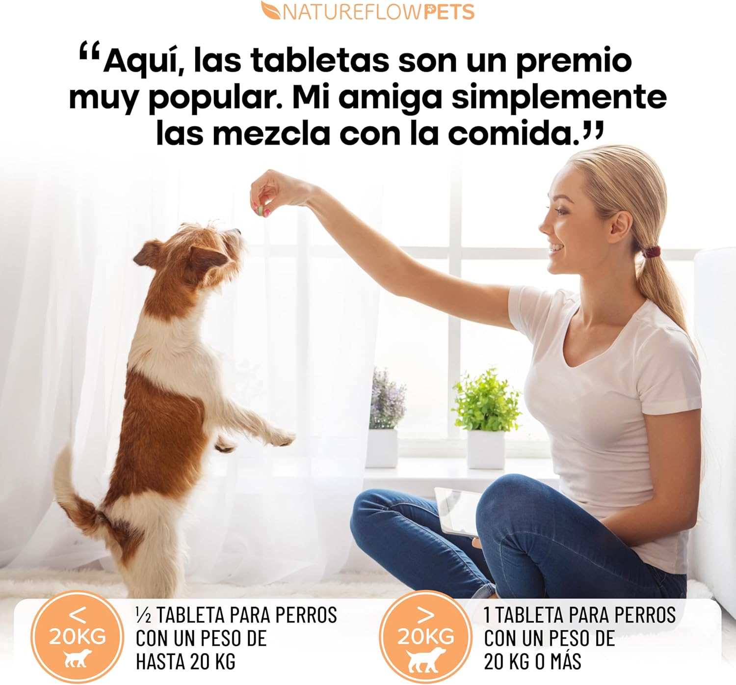 Thumbnail 3 de Superior Condroprotector Perros - Ganador DE MÚLTIPLES PREMIOS EN Pruebas - Suplementos para Articulaciones Perros con Glucosamina y MSM, 100 Comprimidos de Natureflow Pets