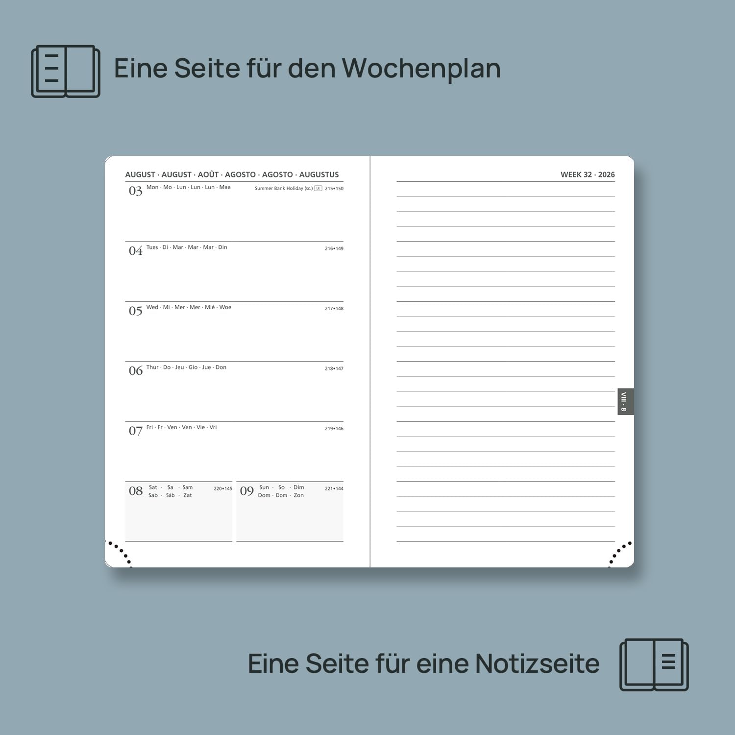 Thumbnail 2 de POPRUN Taschenkalender A6 2026 📒