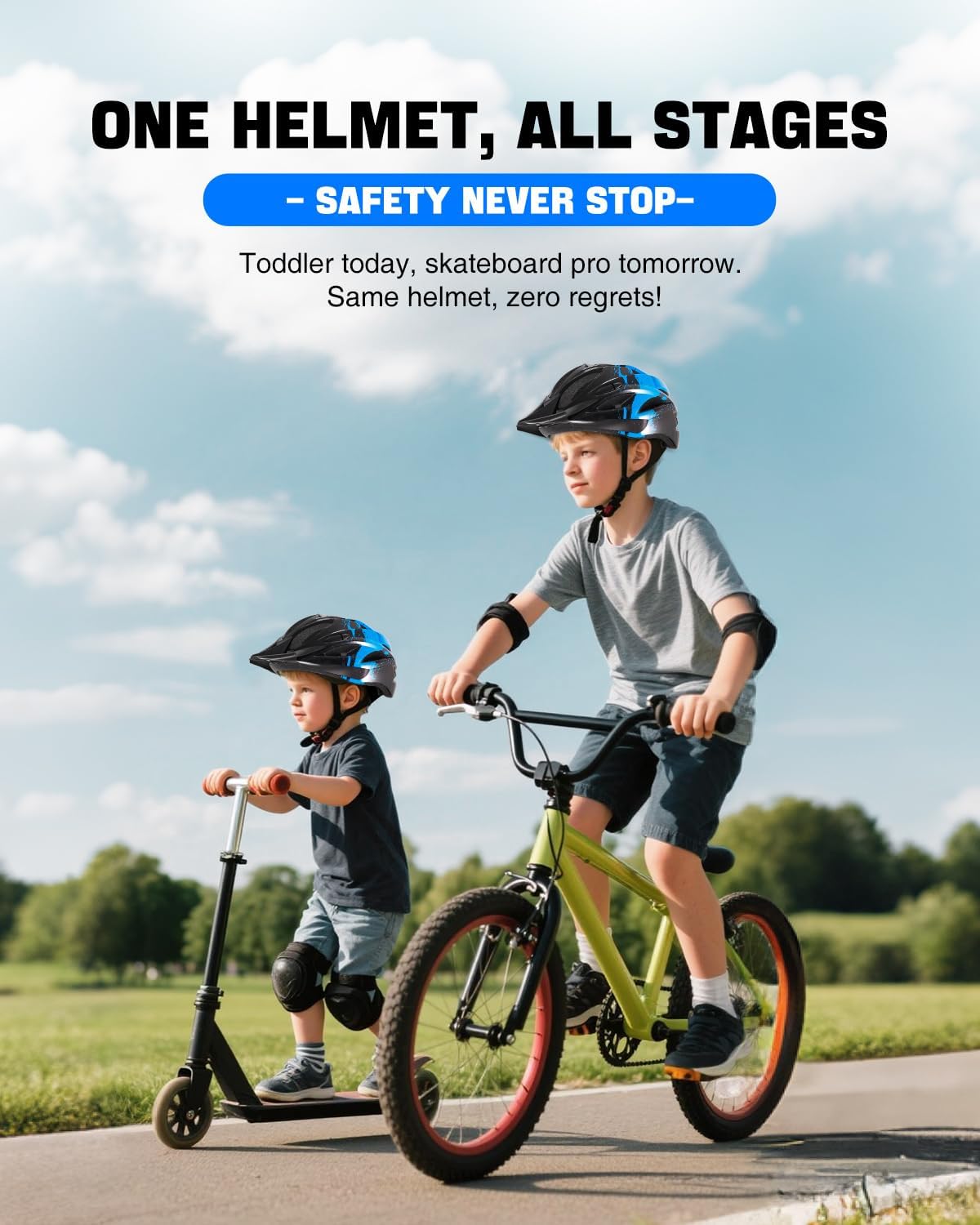 Detalle 2 de Kids Bike Helmet 3–15 Years 48–58 cm