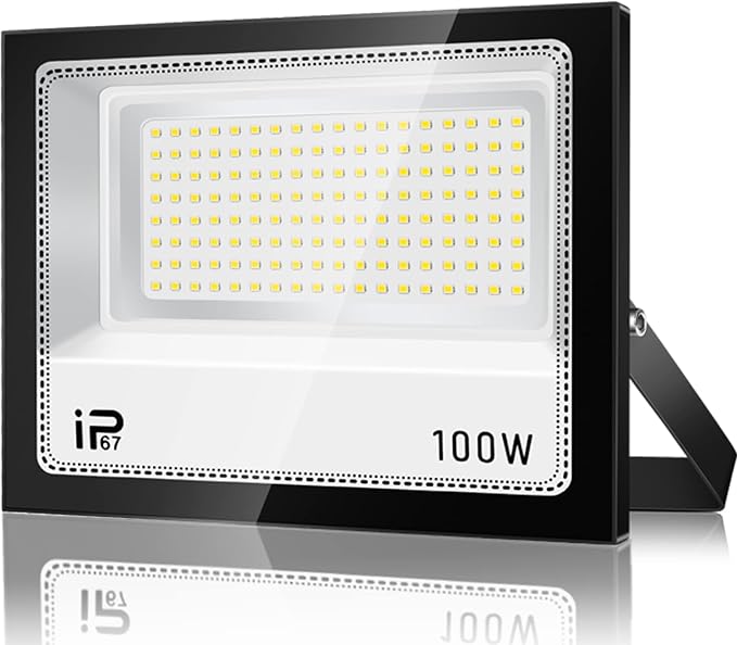 Detalle de Foco LED Exterior 100W 10000LM 7000K IP67 144 LEDs 🔆