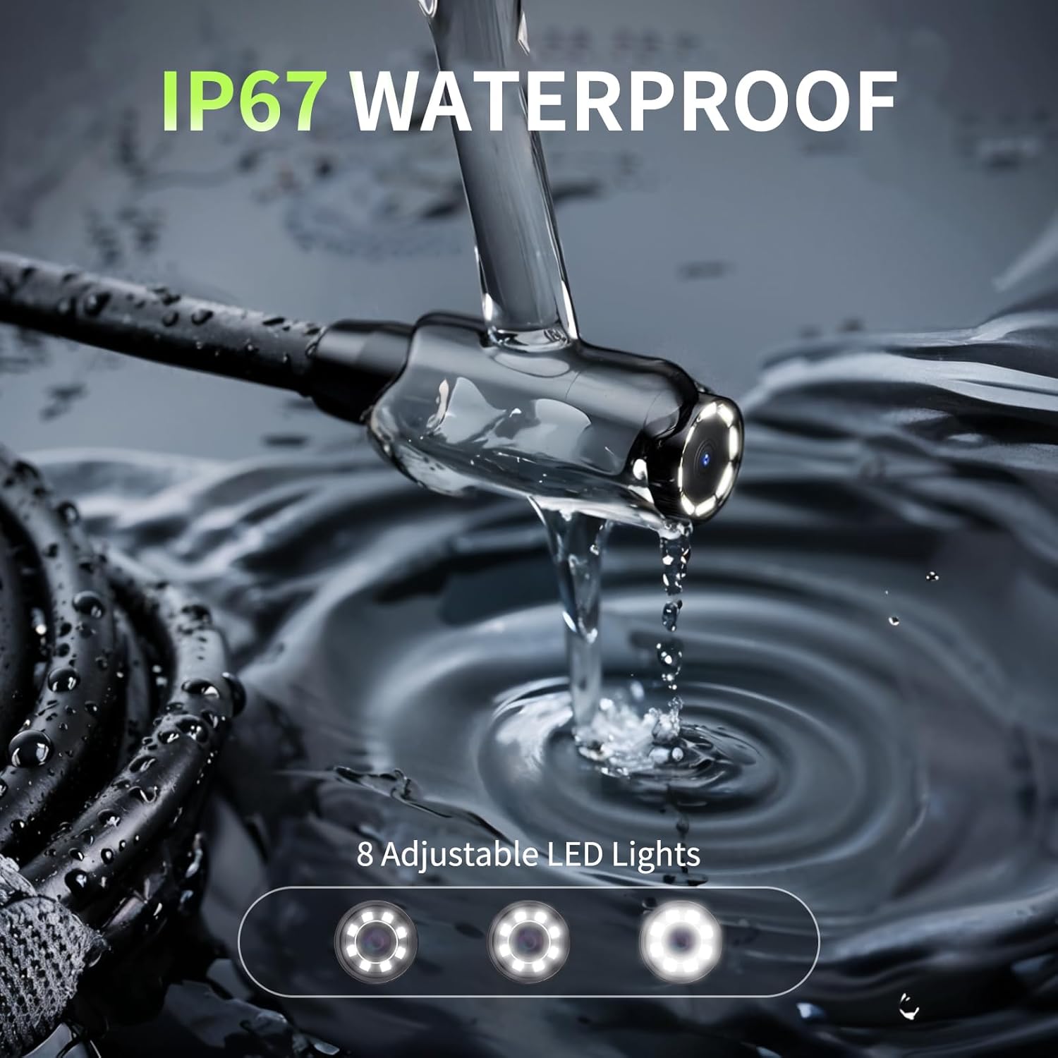 Thumbnail 3 de Hopefox 4.3" IPS Endoscope Camera 16.5 ft 📷