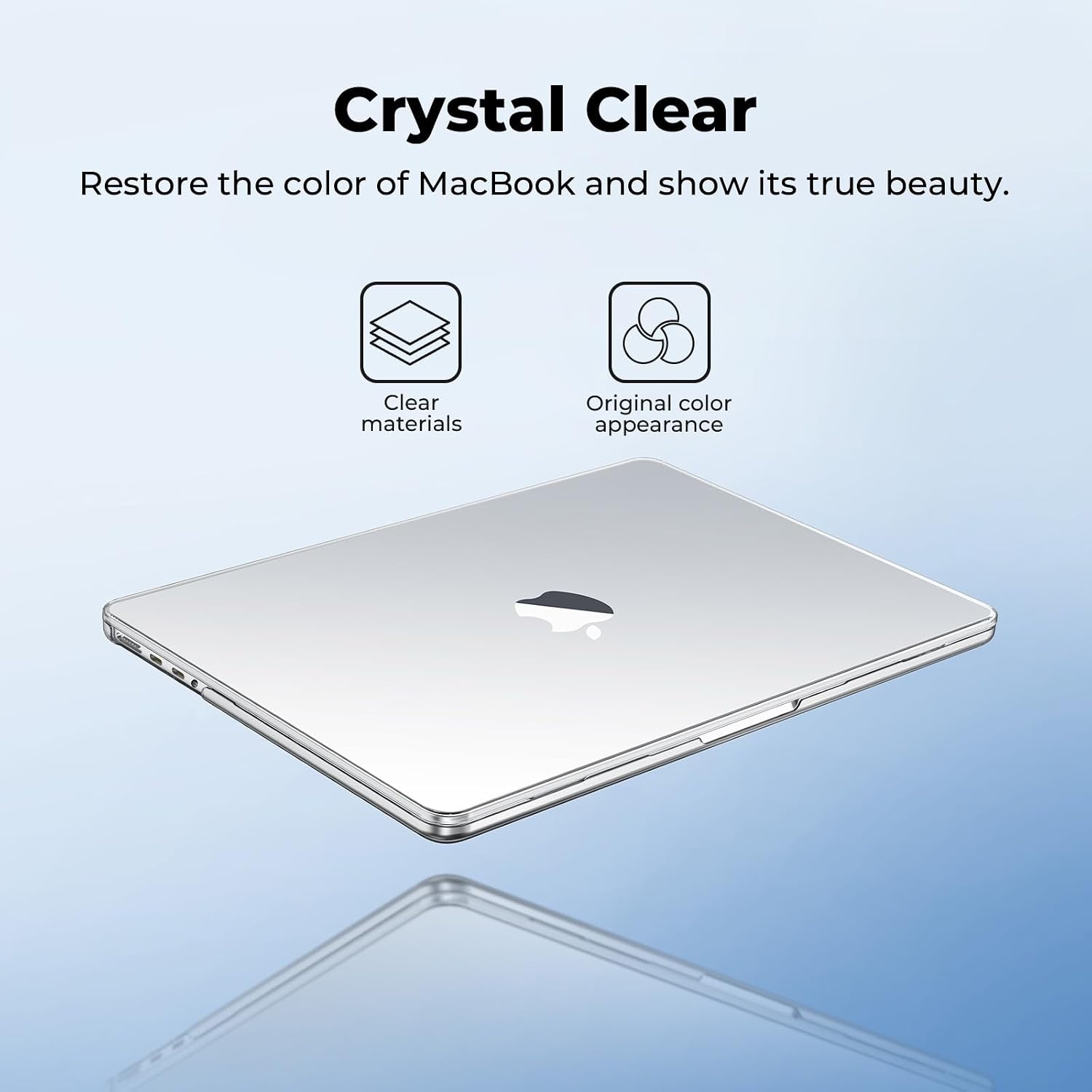 Detalle 2 de BlueSwan MacBook Pro 14 Hülle transparent