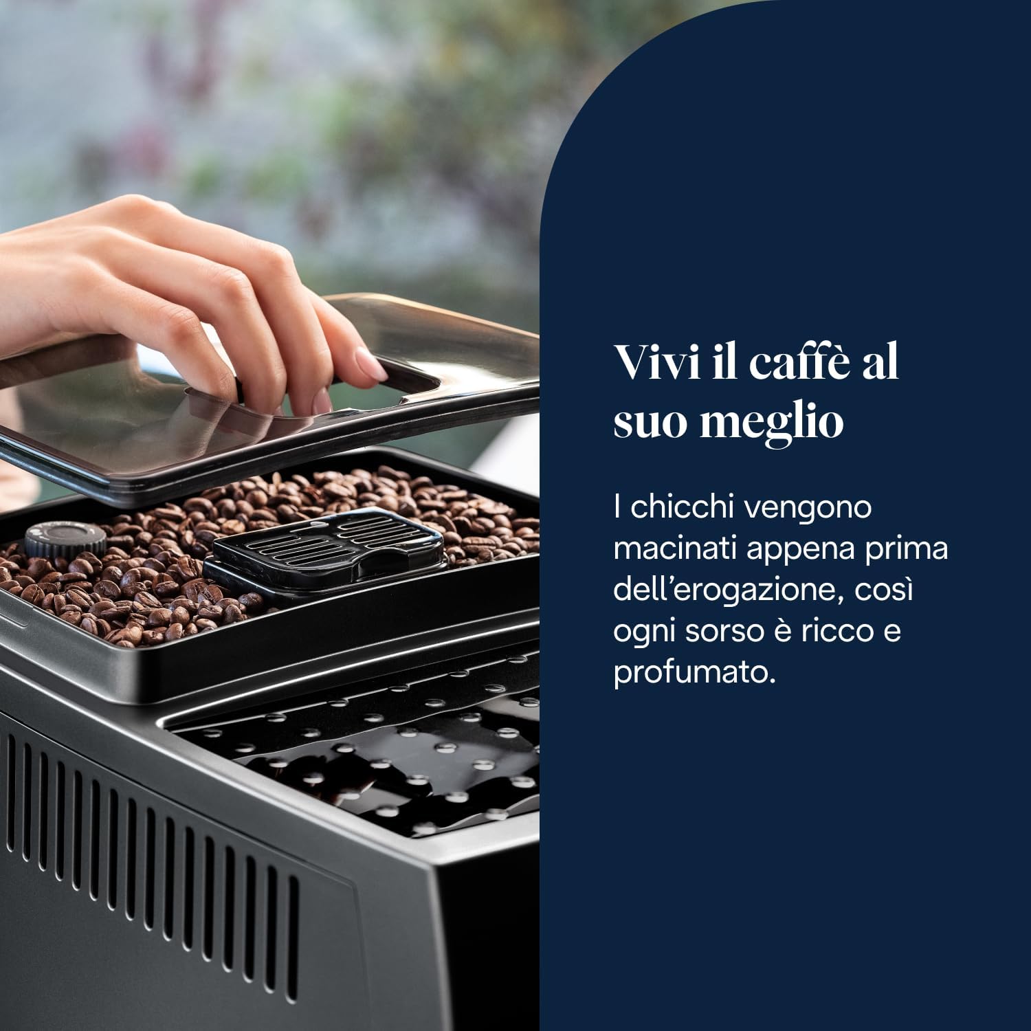 Thumbnail 3 de De’Longhi Magnifica S ECAM11.112.B macchina da caffè automatica con espresso e cappuccino