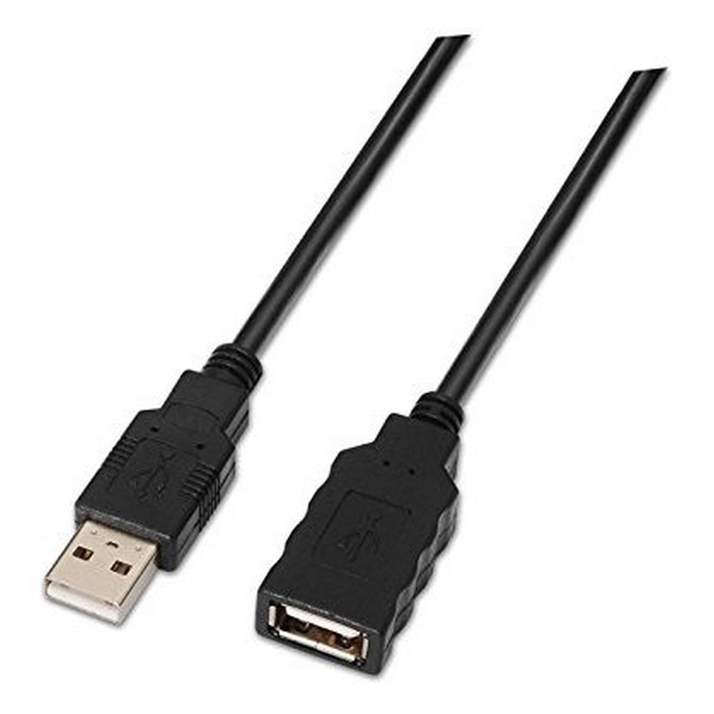Detalle de Nanocable Cable Prolongador Amplificador USB 2.0 15m Macho/Hembra – Negro