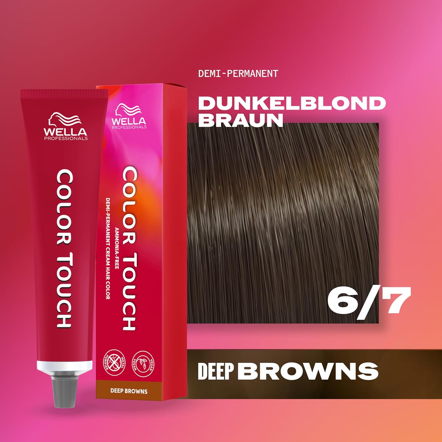 Thumbnail 1 de Wella Professionals Color Touch Deep Browns – Ammoniakfrei, vegane Intensivtönung mit Metal Purifier