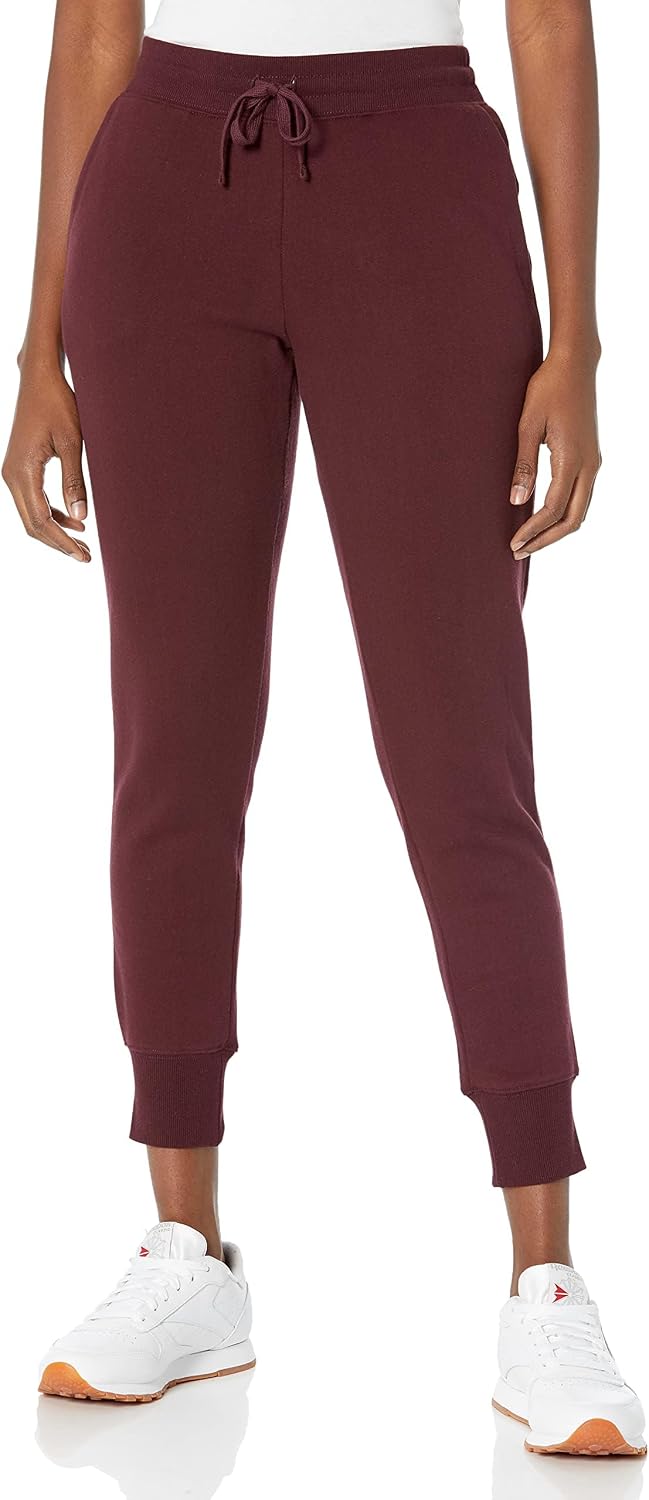 Detalle de Amazon Essentials Women’s Fleece Cuffed Jogging Bottoms (Plus Size available)