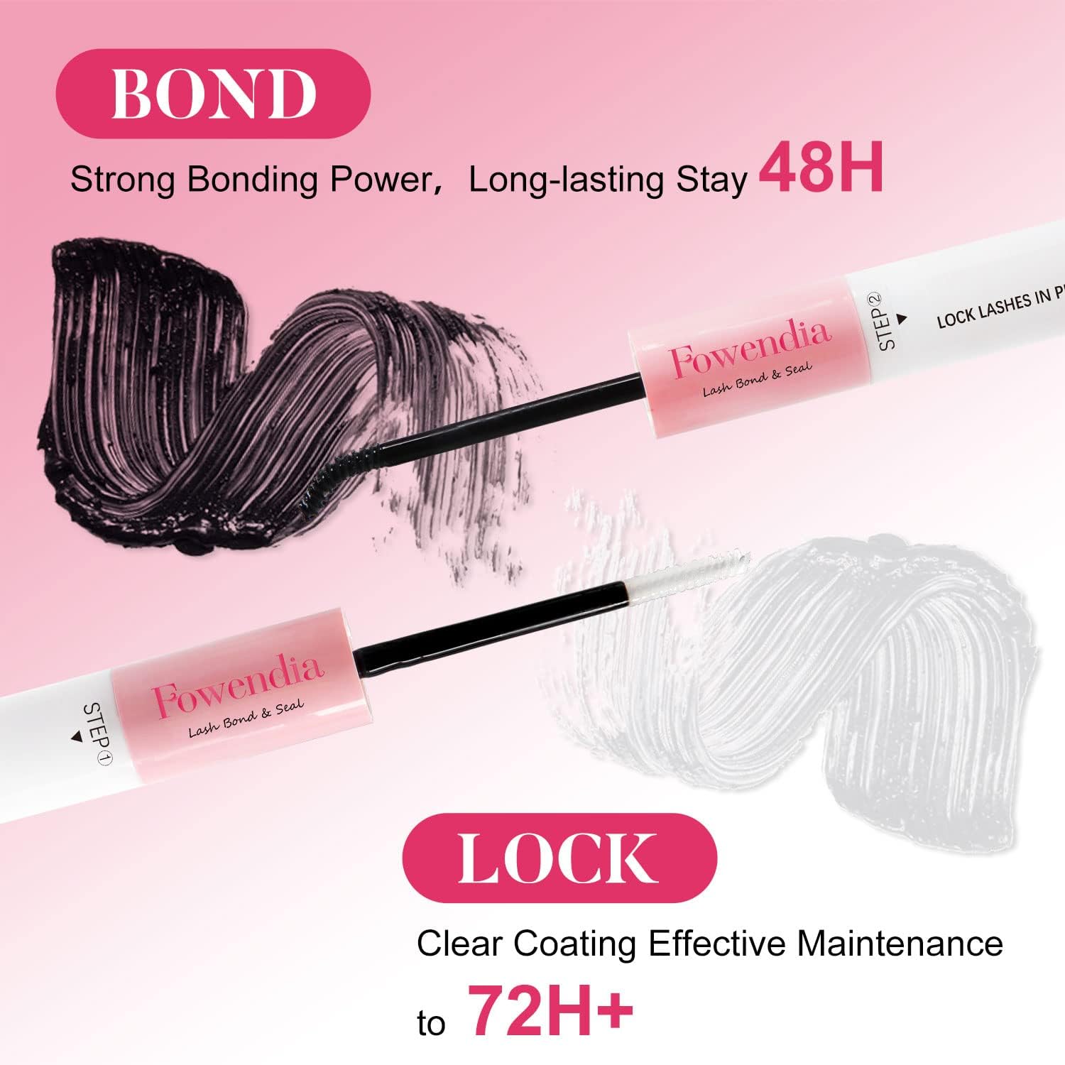 Detalle de Fowendia Lash Bond and Seal Kit with Remover, Waterproof 3-in-1