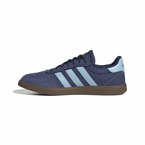 Detalle de adidas Women's Breaknet Sleek Shoes, Dark Blue/Clear Sky/Gum5, 5.5 UK