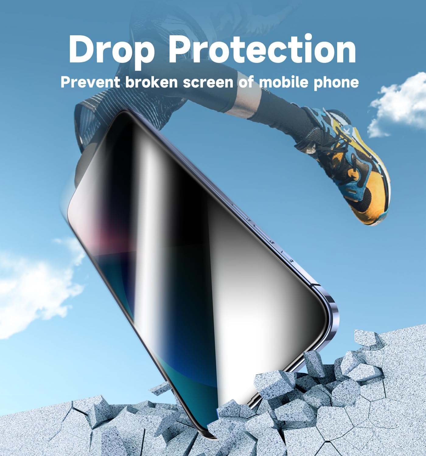 Detalle 2 de Magic John Privacy Glass 2 Pack for iPhone 13