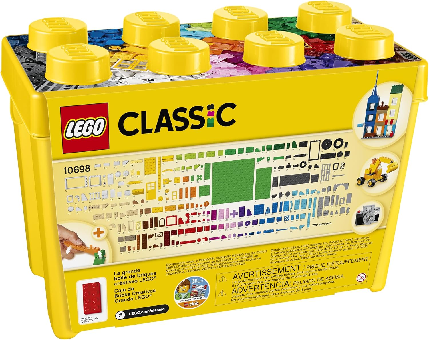Thumbnail 3 de LEGO Classic Caja de Ladrillos Creativos Grande 10698: juego de construcción creativo desde 4 años