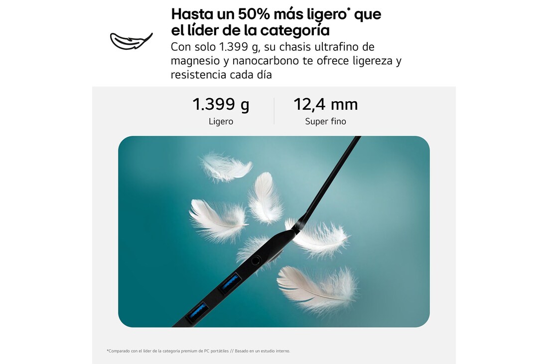 Thumbnail 2 de LG gram Pro 16T90TP 16" OLED WQXGA+ 1 TB 32 GB
