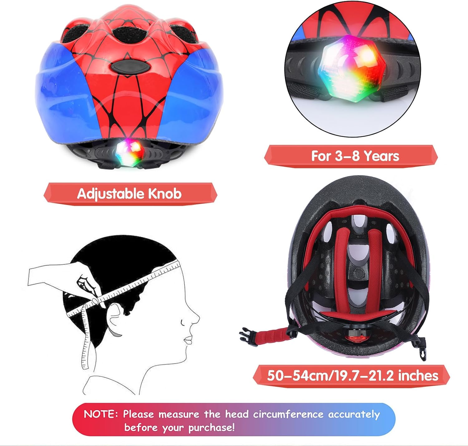 Detalle 2 de Atphfety Kids Helmet Set for Ages 3-8: Protective Bike, Skate & Scooter Gear with Pads