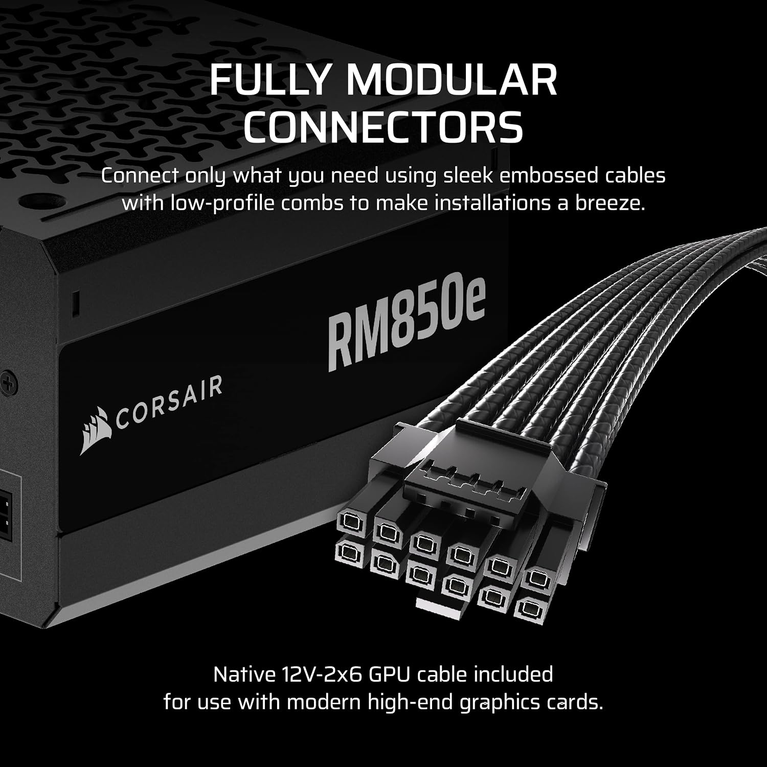 Thumbnail 3 de Corsair RM850e (2025) Fully Modular PSU