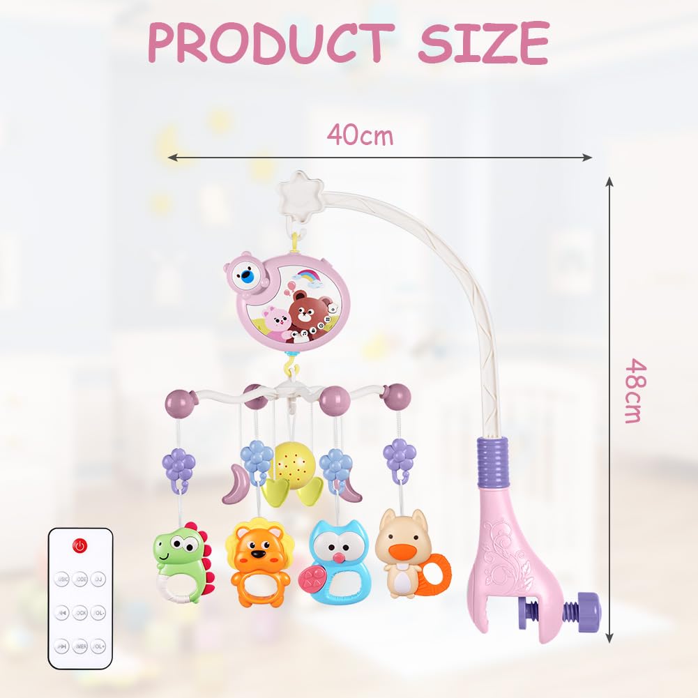 Detalle 2 de Aolso Babybett-Mobile Musik mit Timer