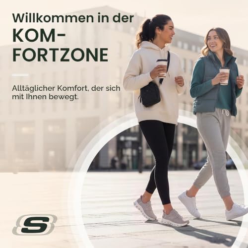 Detalle de Skechers Damen-Slip-in-Turnschuhe, 37 EU