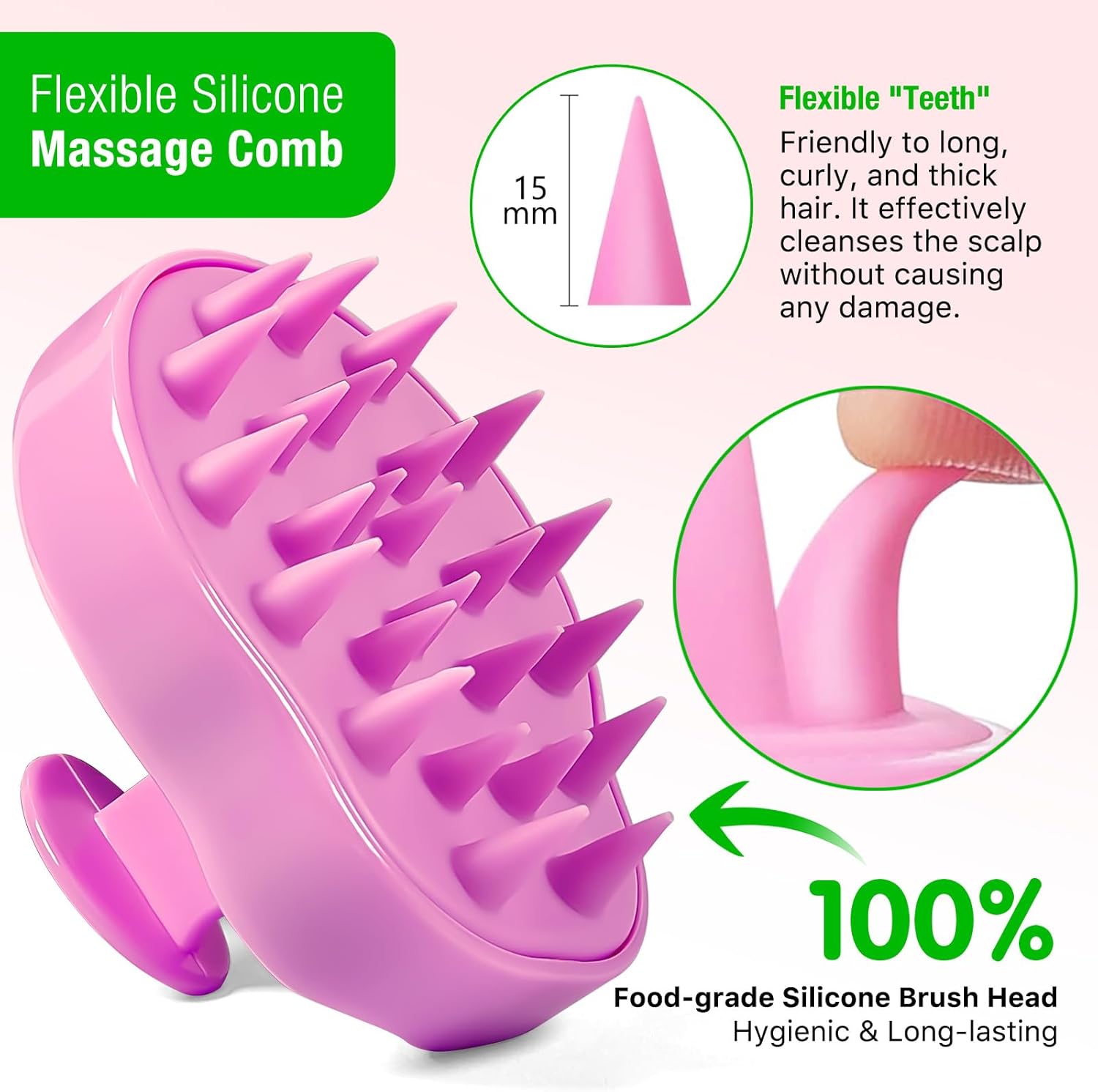 Thumbnail 6 de Olio di rosmarino per la crescita dei capelli 60ML - Premium naturale con massaggiatore del cuoio capelluto in silicone